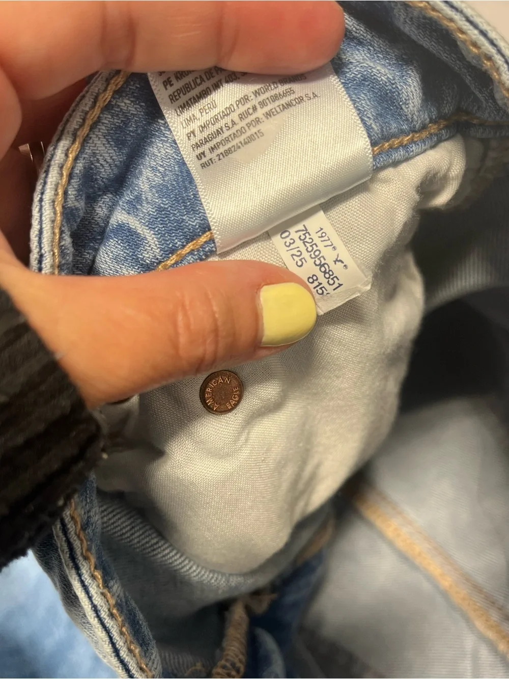 American Eagle Low Rise Baggy Denim Short size 2